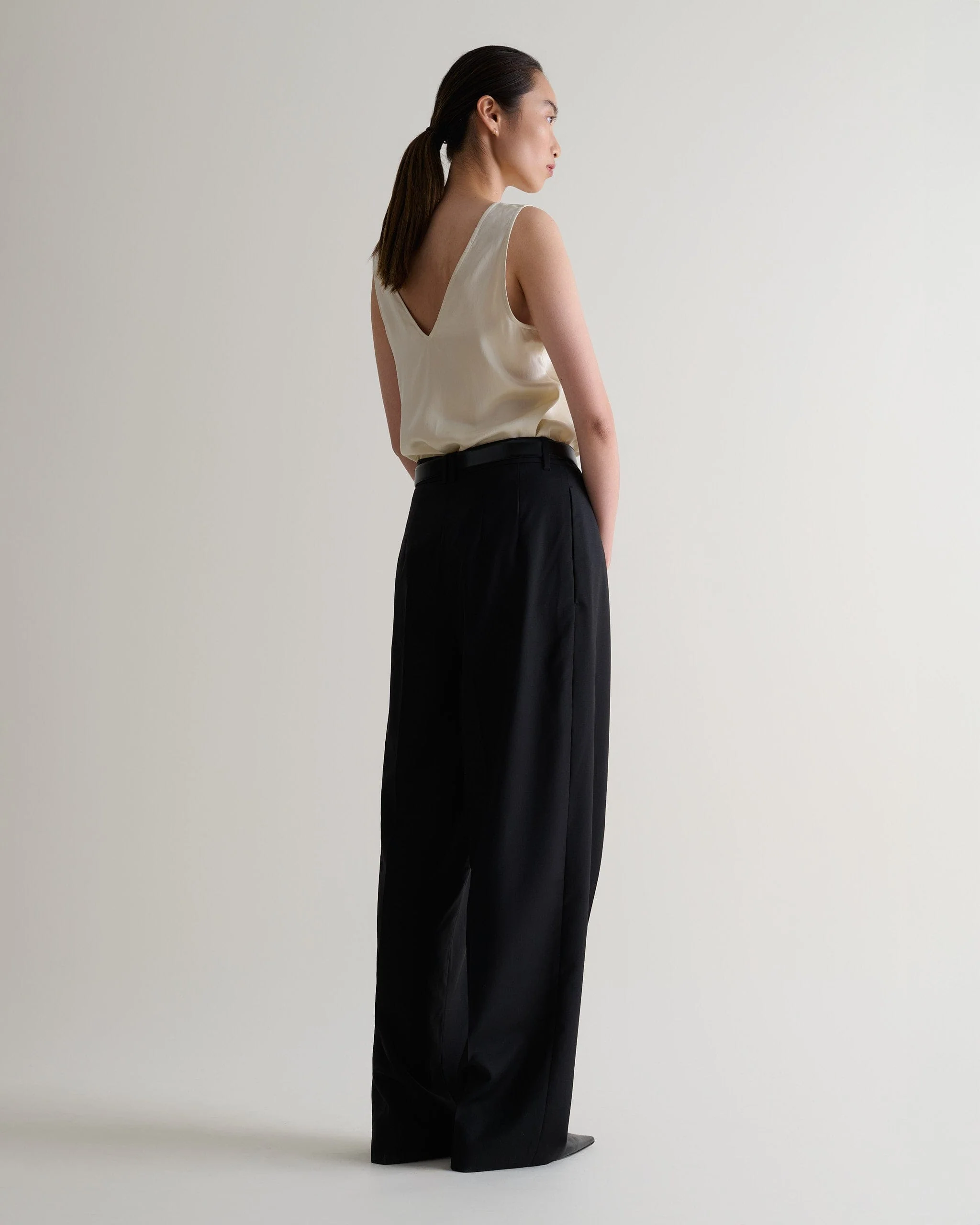 Women's Easy-Silk Sleeveless Top - Alabaster - Image 3