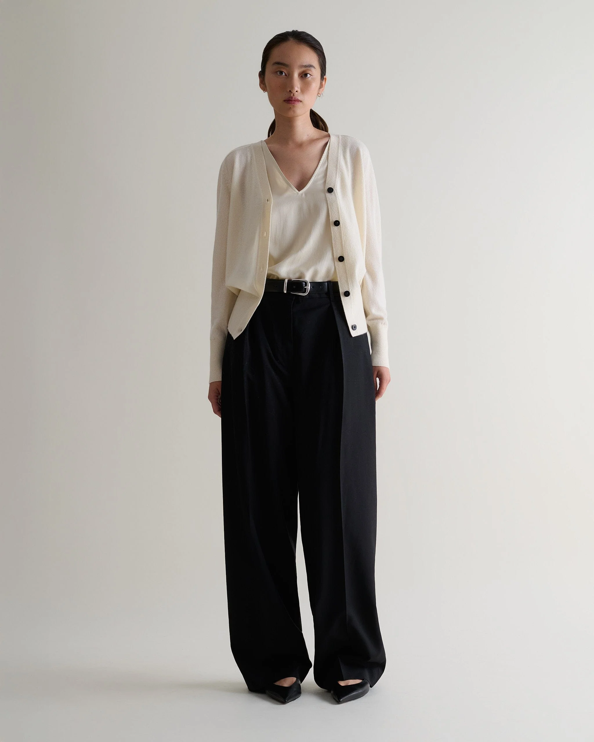 Women's Easy-Silk Sleeveless Top - Alabaster - Image 6