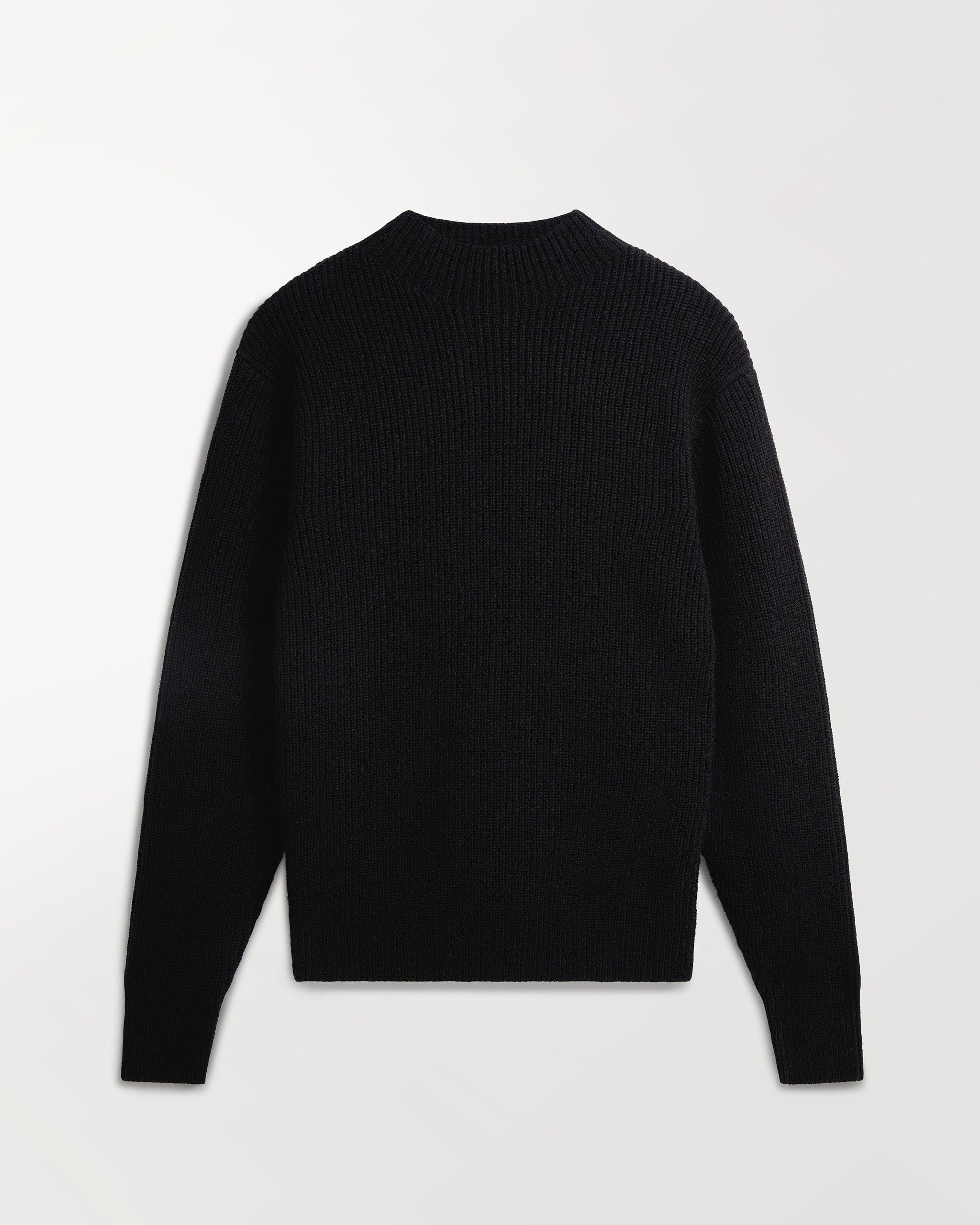 Men's Cashmere Merino Stand Neck Jumper - Image 9