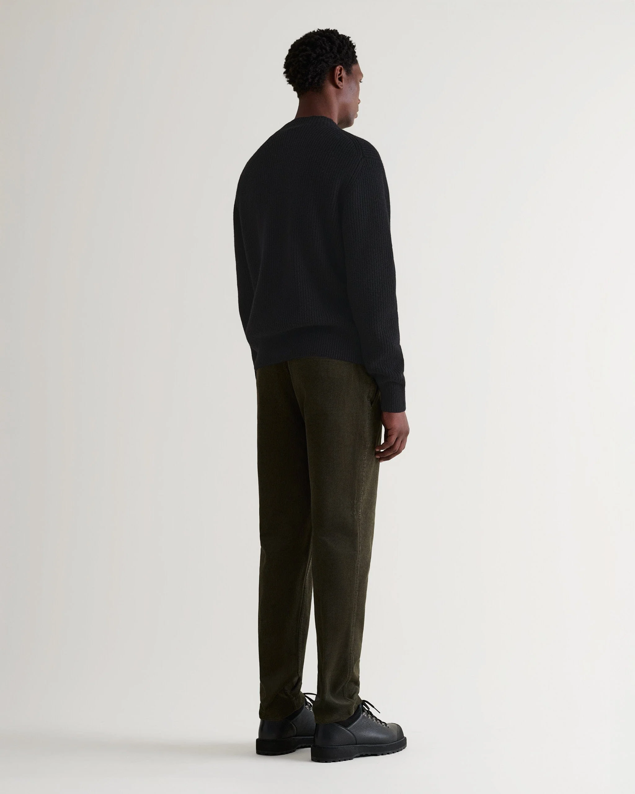Men's Cashmere Merino Stand Neck Jumper - Image 10