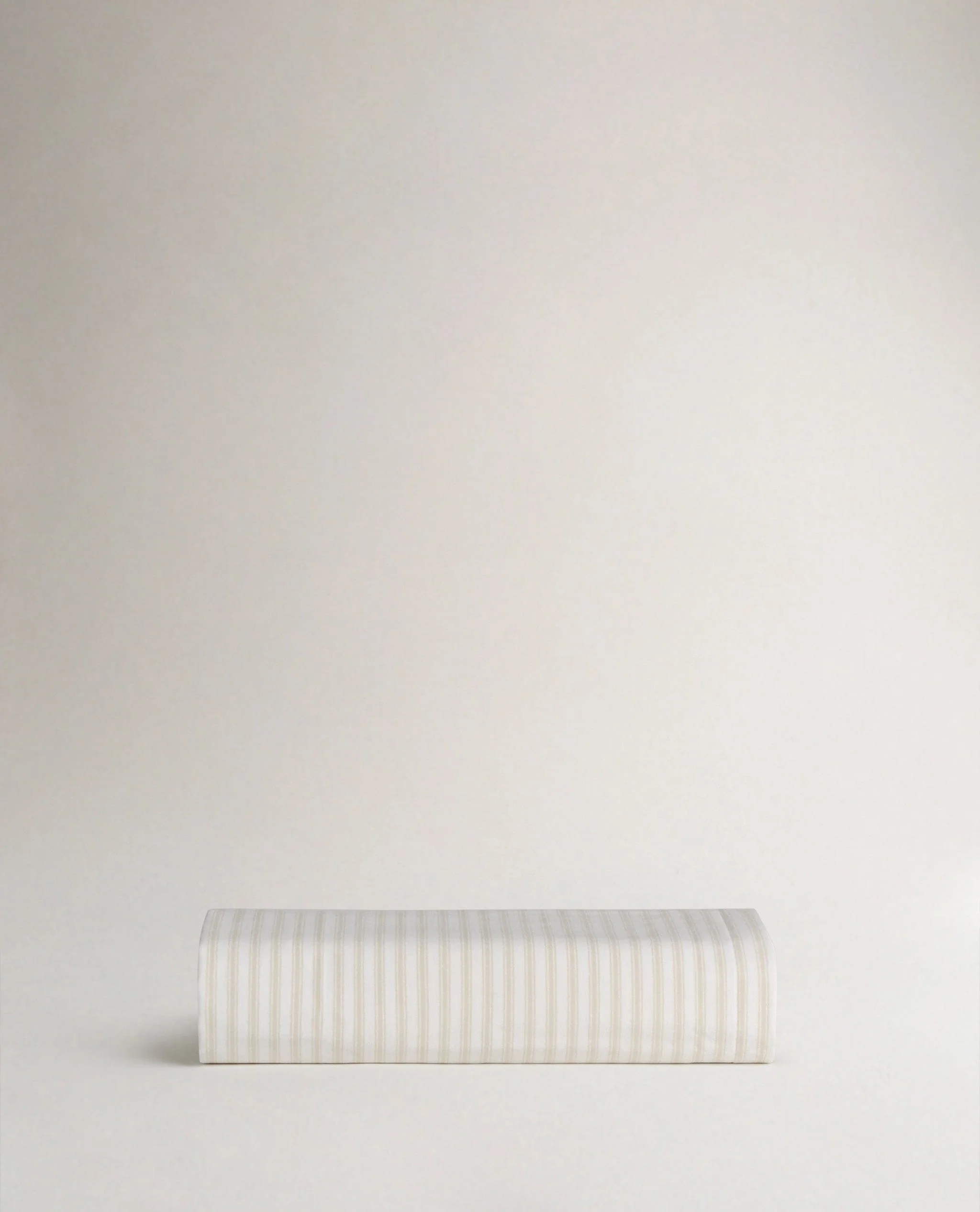 Crisp & Cool Organic Cotton Fitted Sheet - Buttermilk Ticking Stripe - Image 5