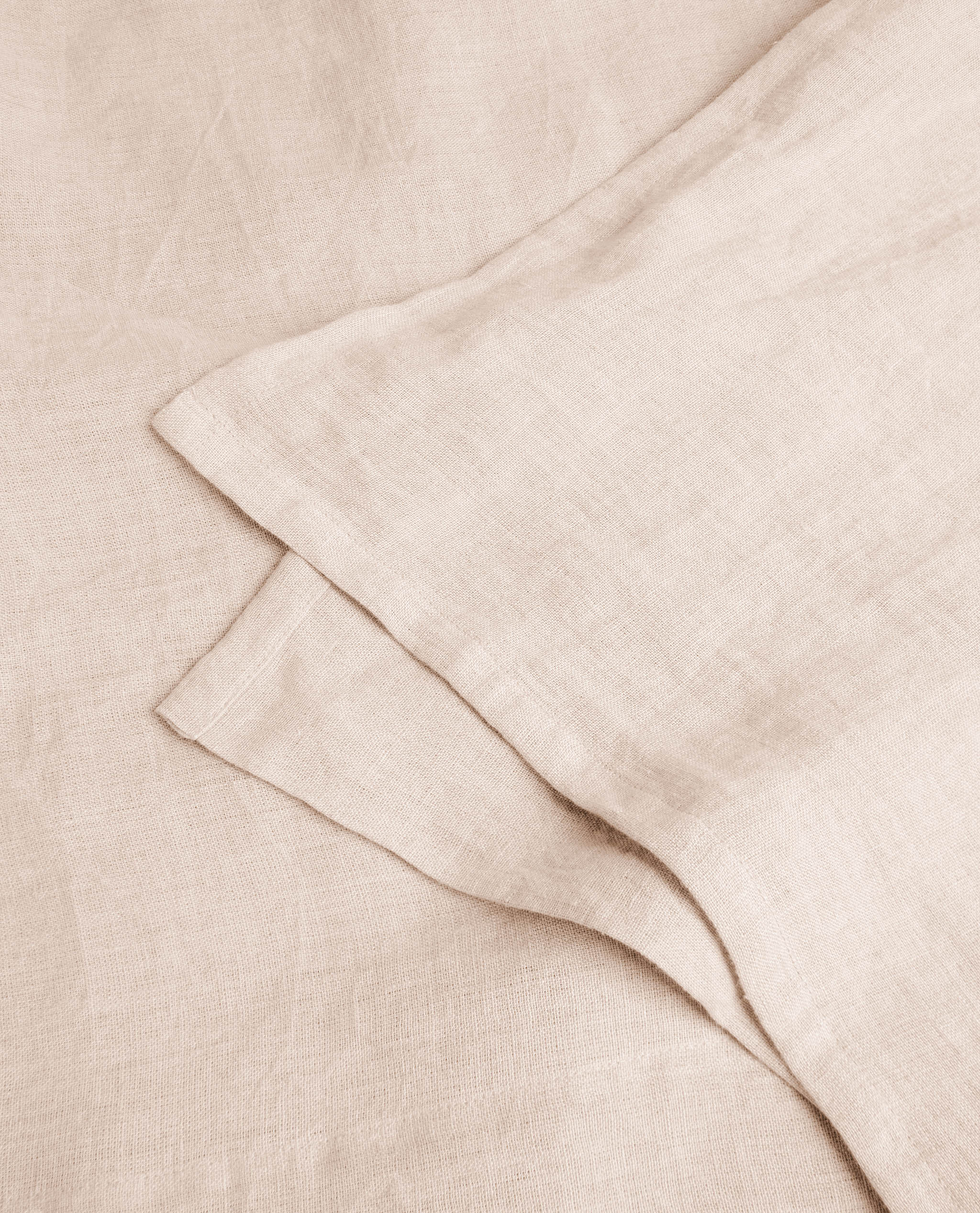 House of Grey European Flax™ Linen Flat Sheet - Bruised Peach - Image 2