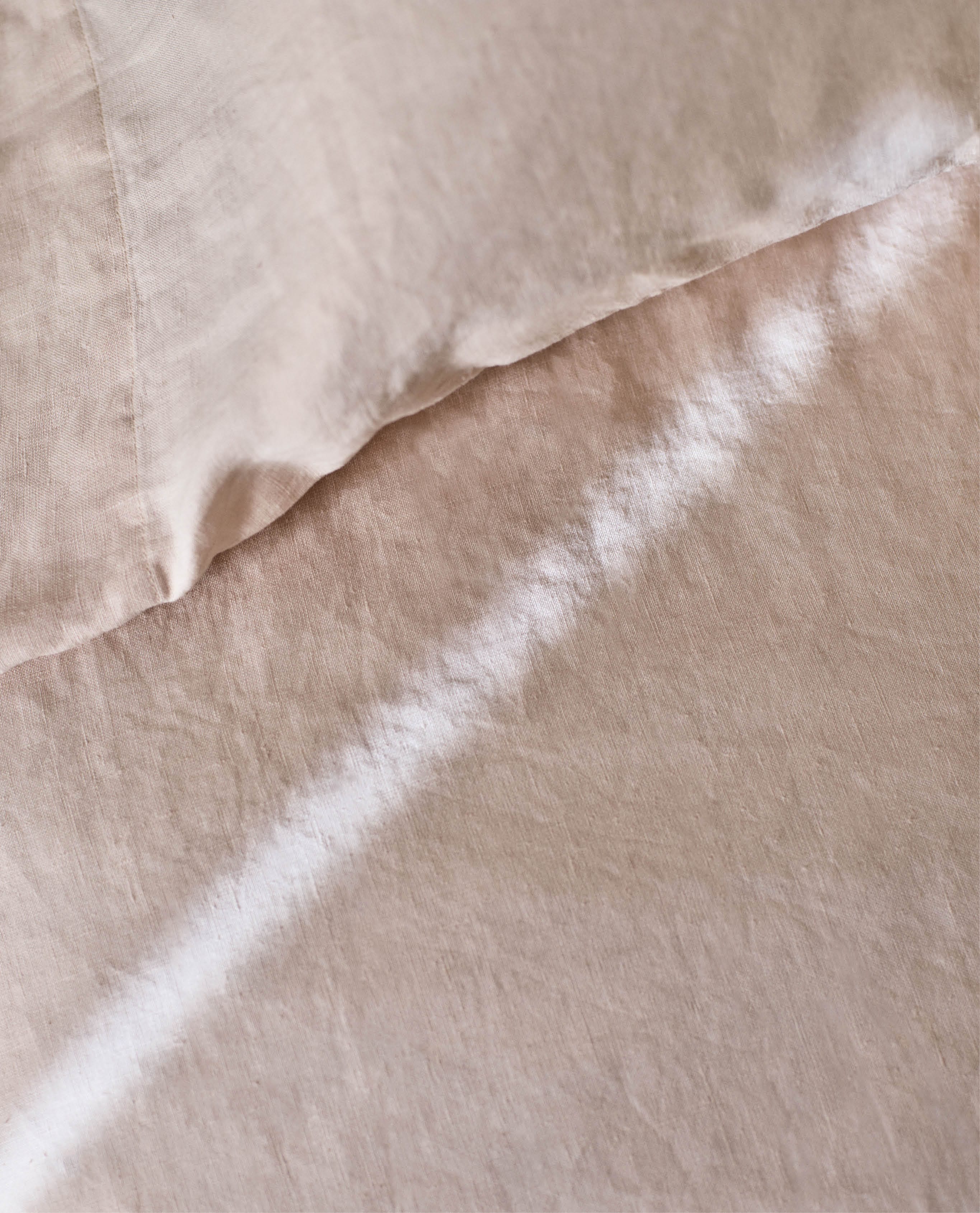 House of Grey European Flax™ Linen Flat Sheet - Bruised Peach - Image 5