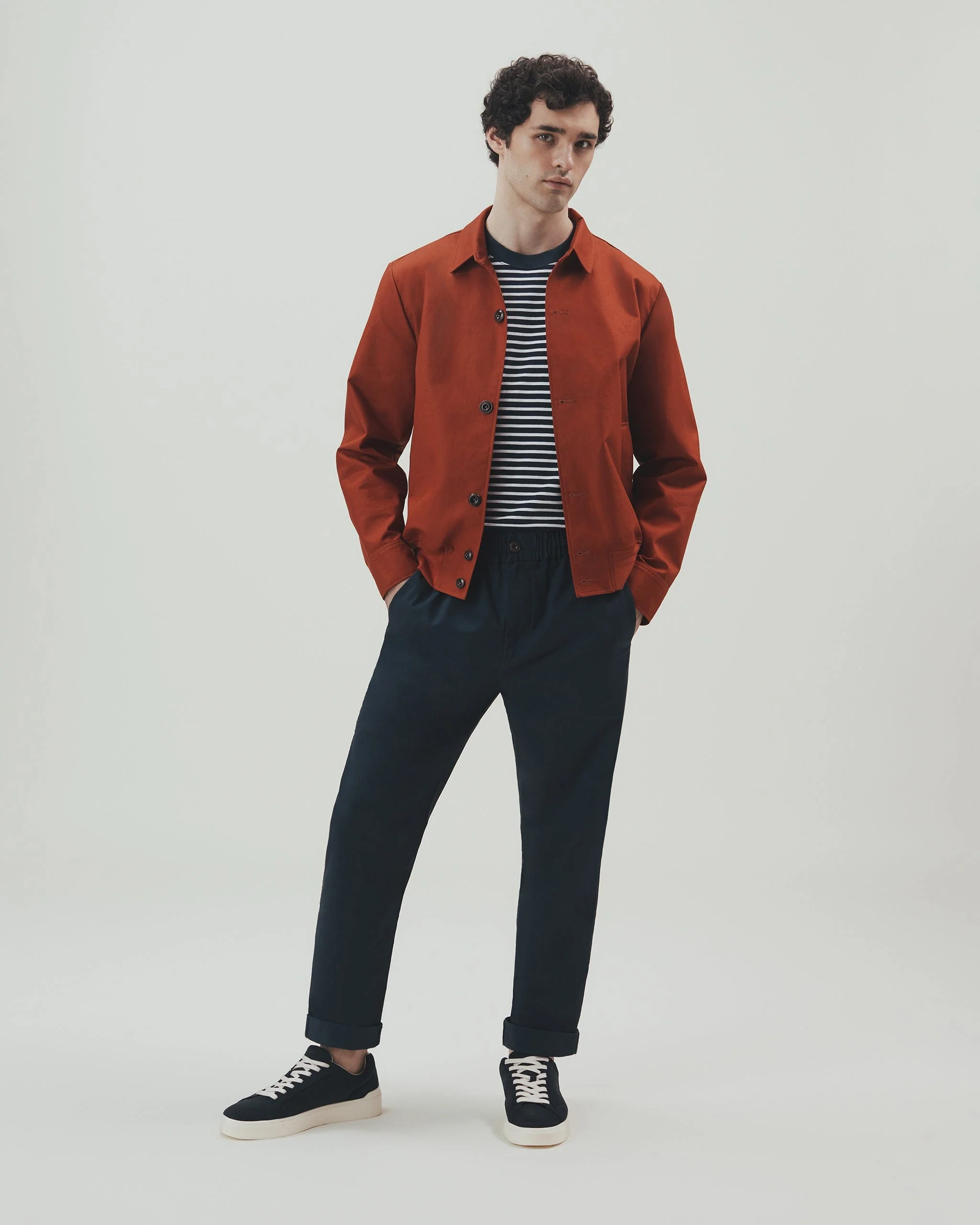 Men's All Rounder Cotton Trousers - Navy - Image 2