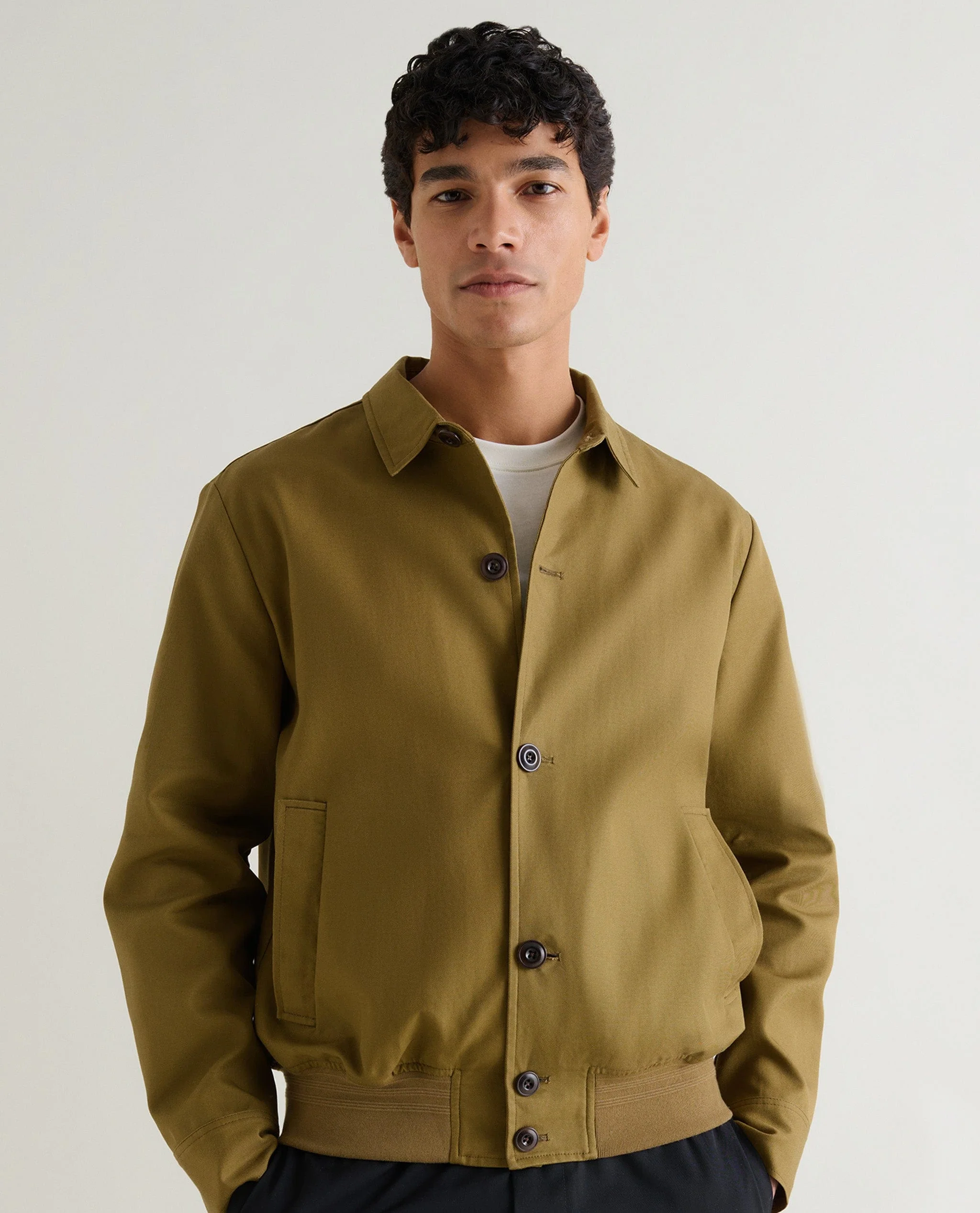 Men's French Linen Bomber Jacket - Image 17