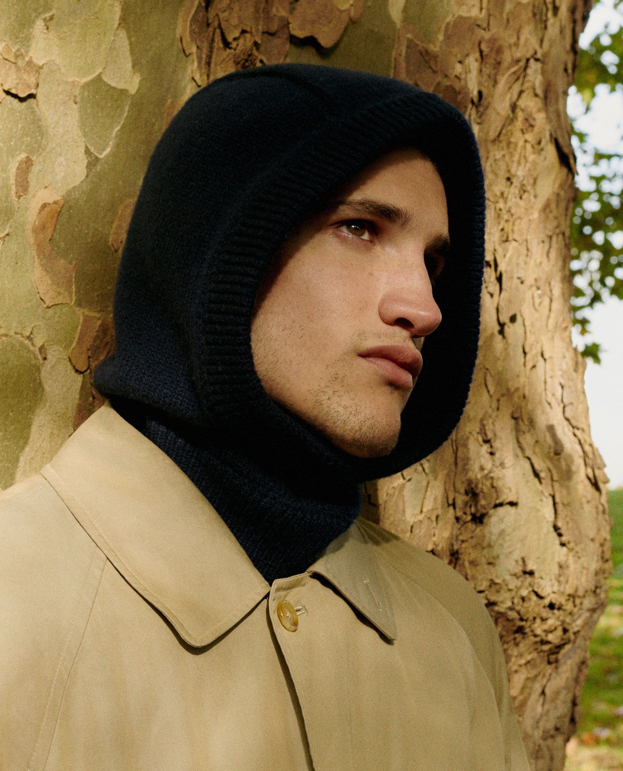 Men's Cashmere Merino Knitted Hood - Image 4