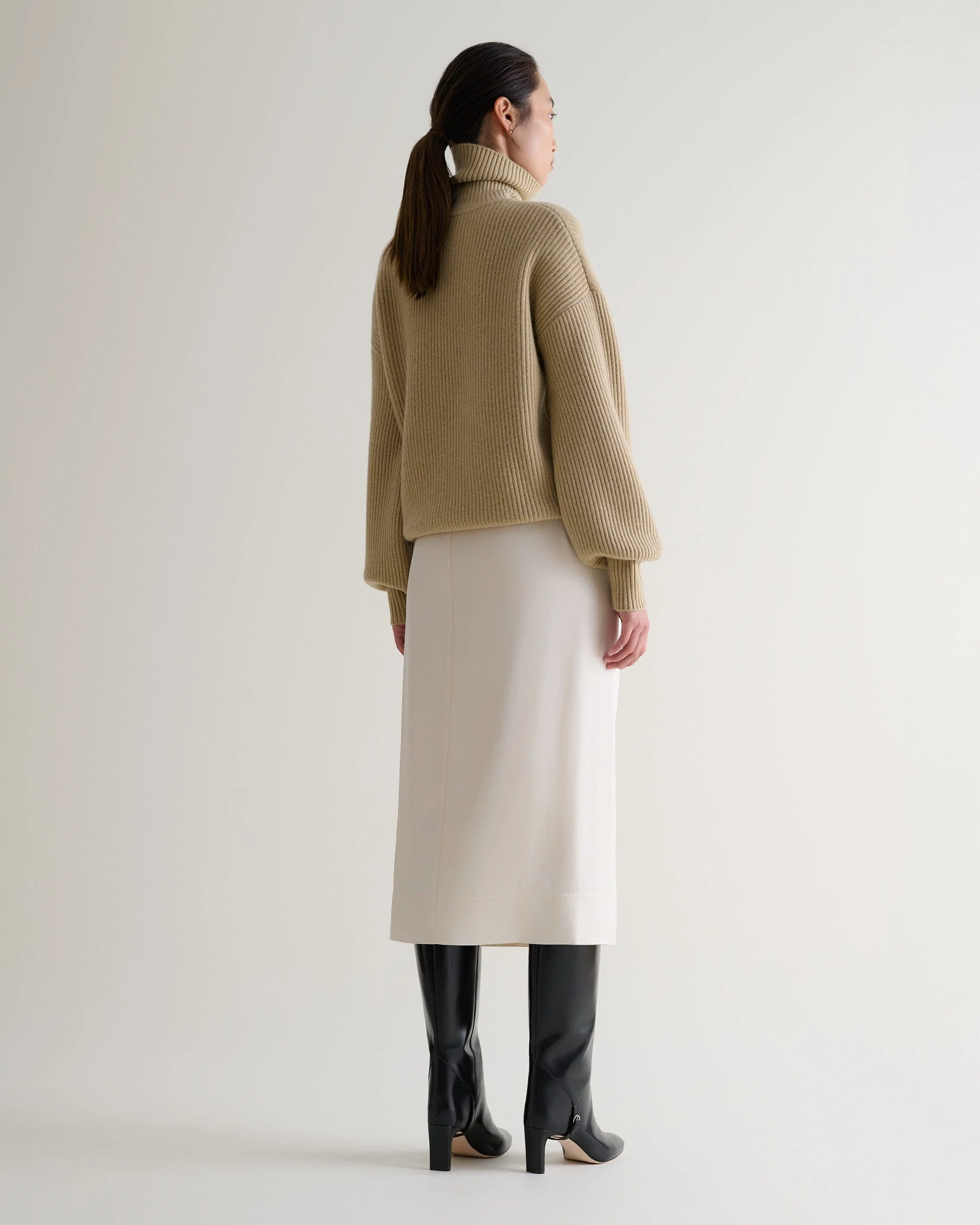 Women's NAIA™ Midi Wrap Skirt - Alabaster - Image 3