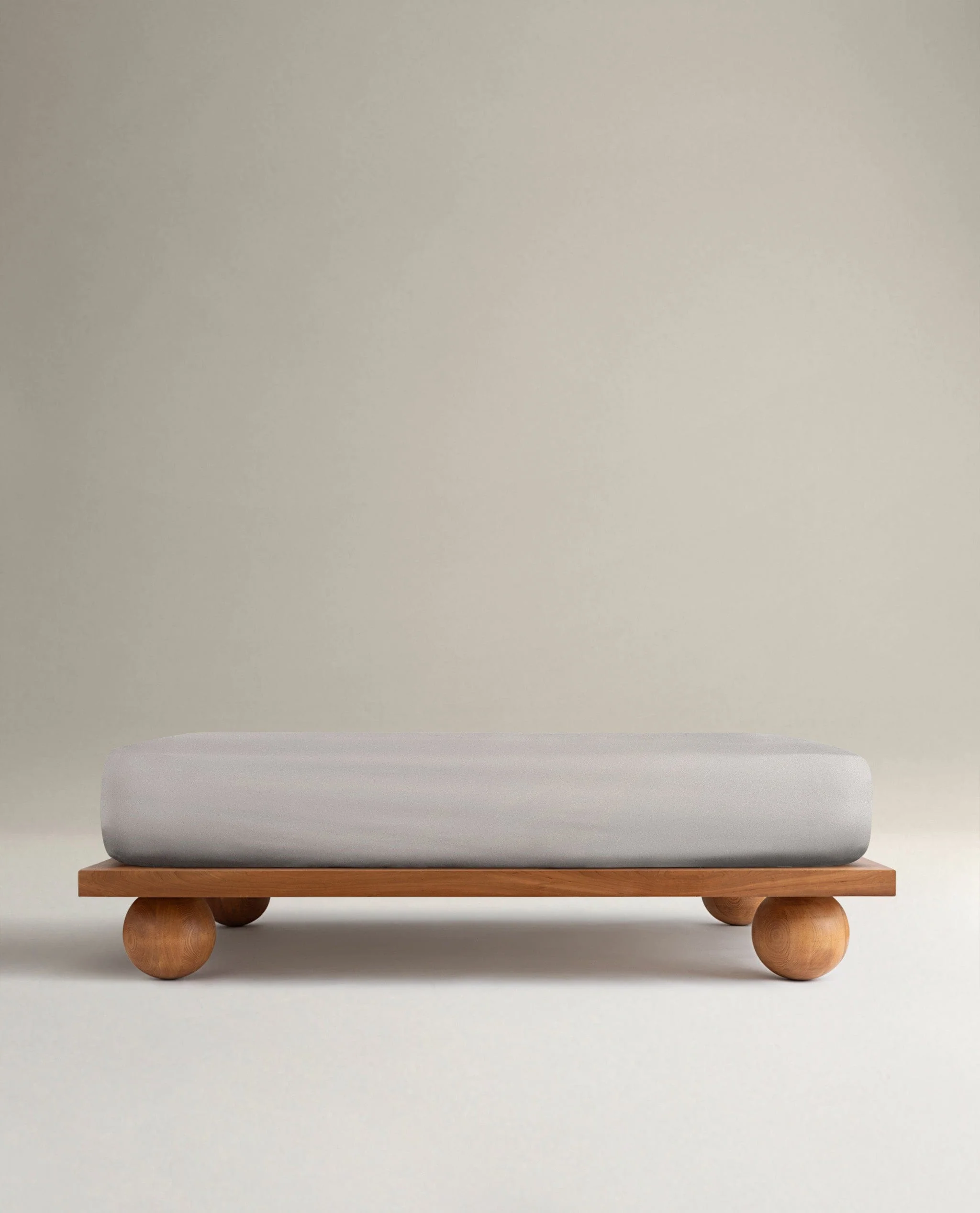 Crisp & Cool Organic Cotton Deep Fitted Sheet - Pebble