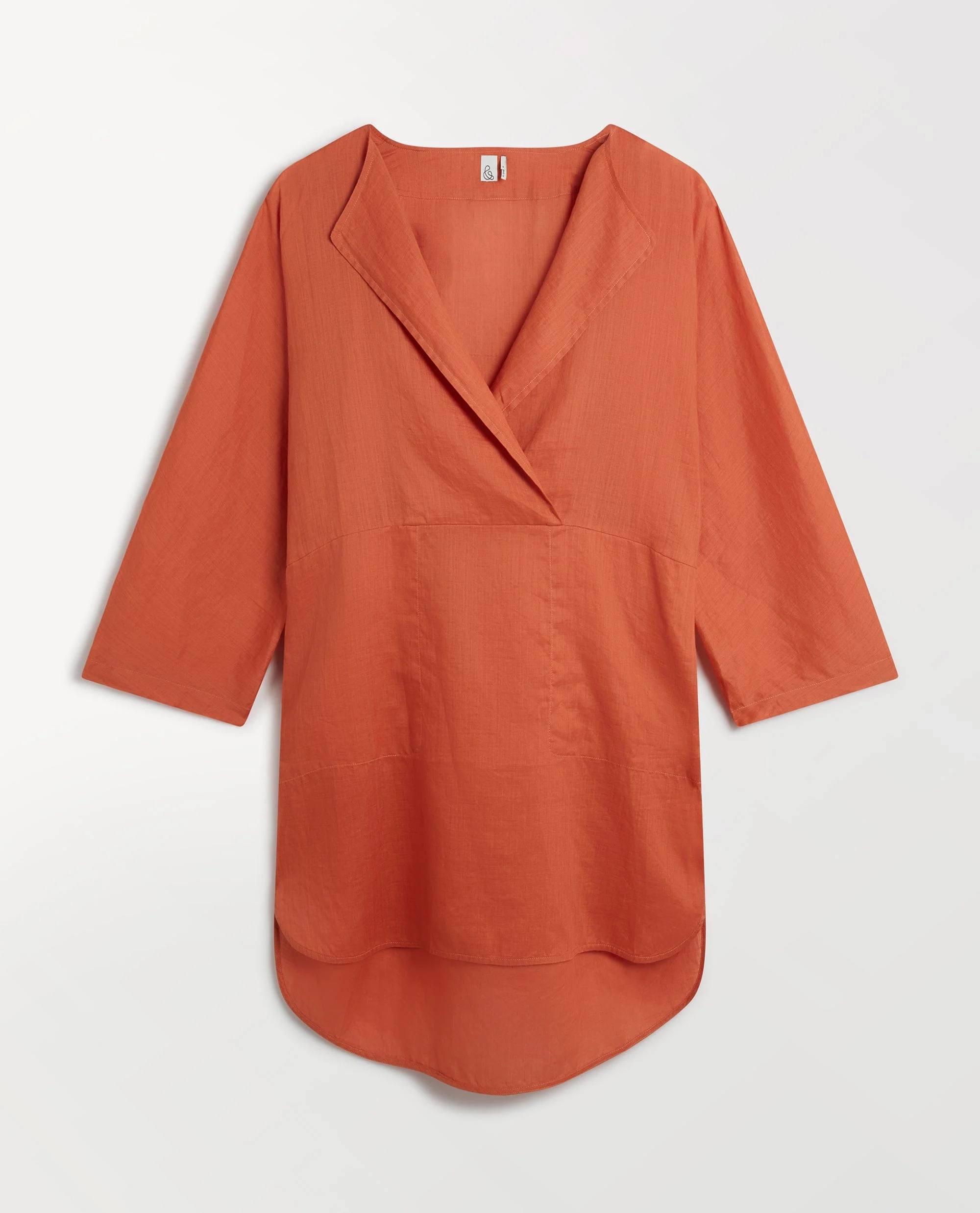 Women's Ramie Gauze Tunic Dress - Image 5