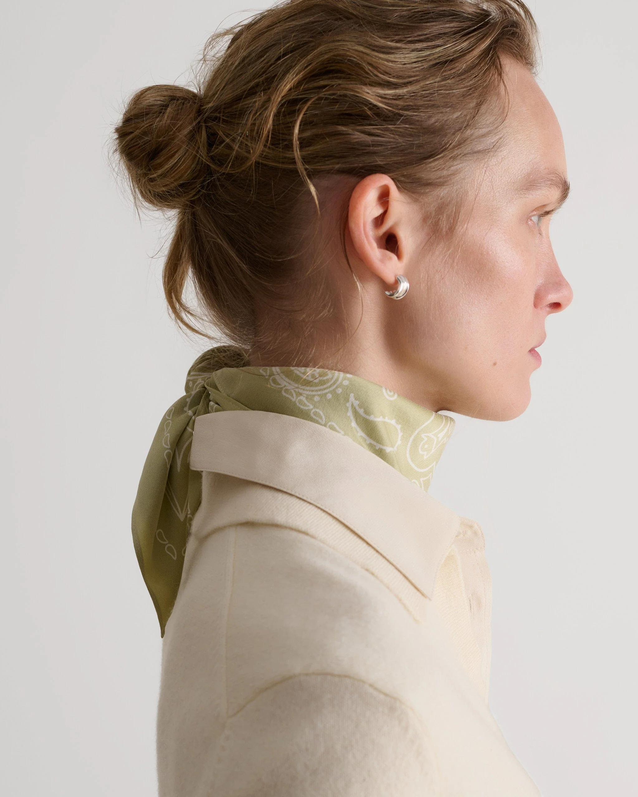 Silk Bandana - Fawn - Image 7