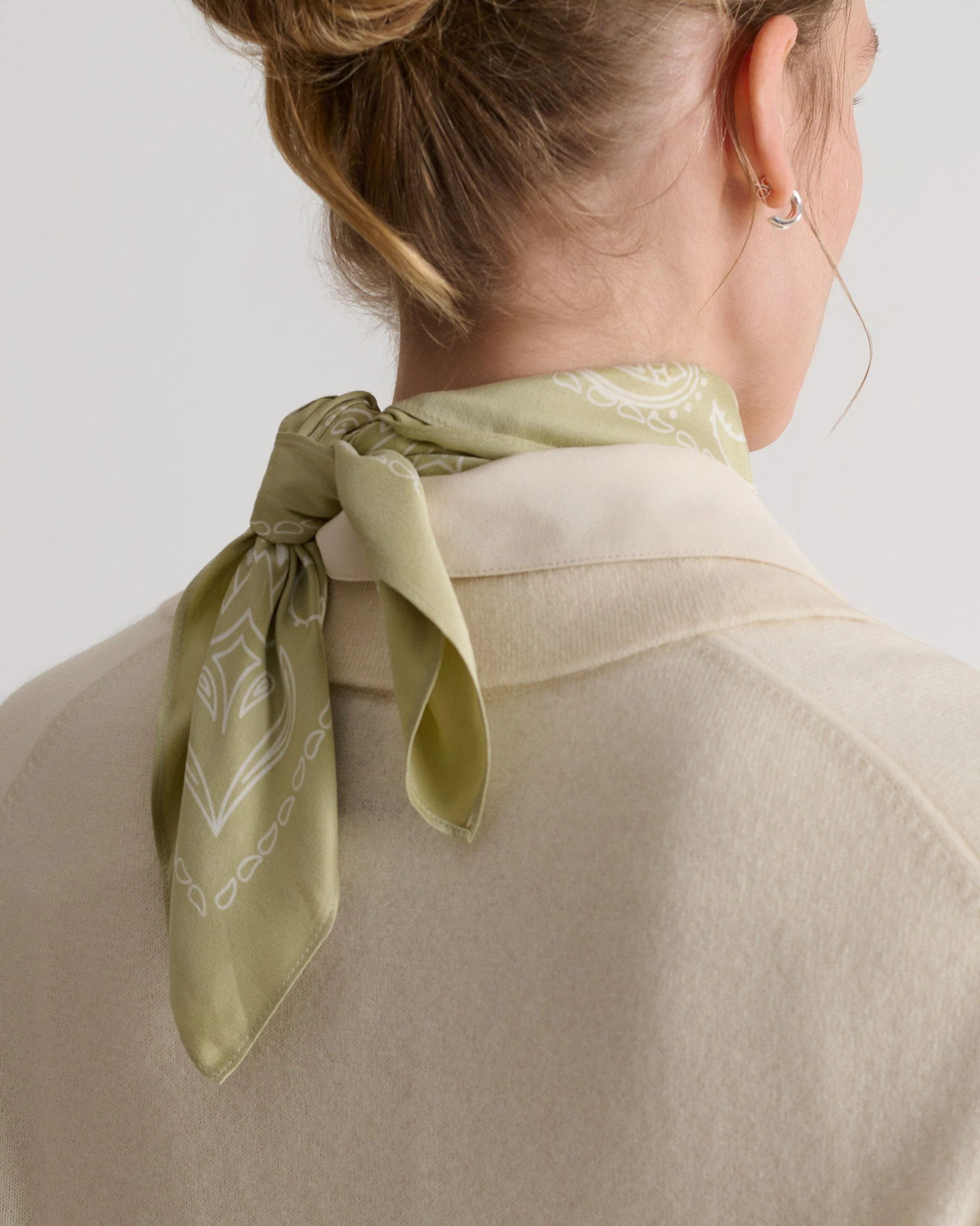 Silk Bandana - Fawn - Image 9