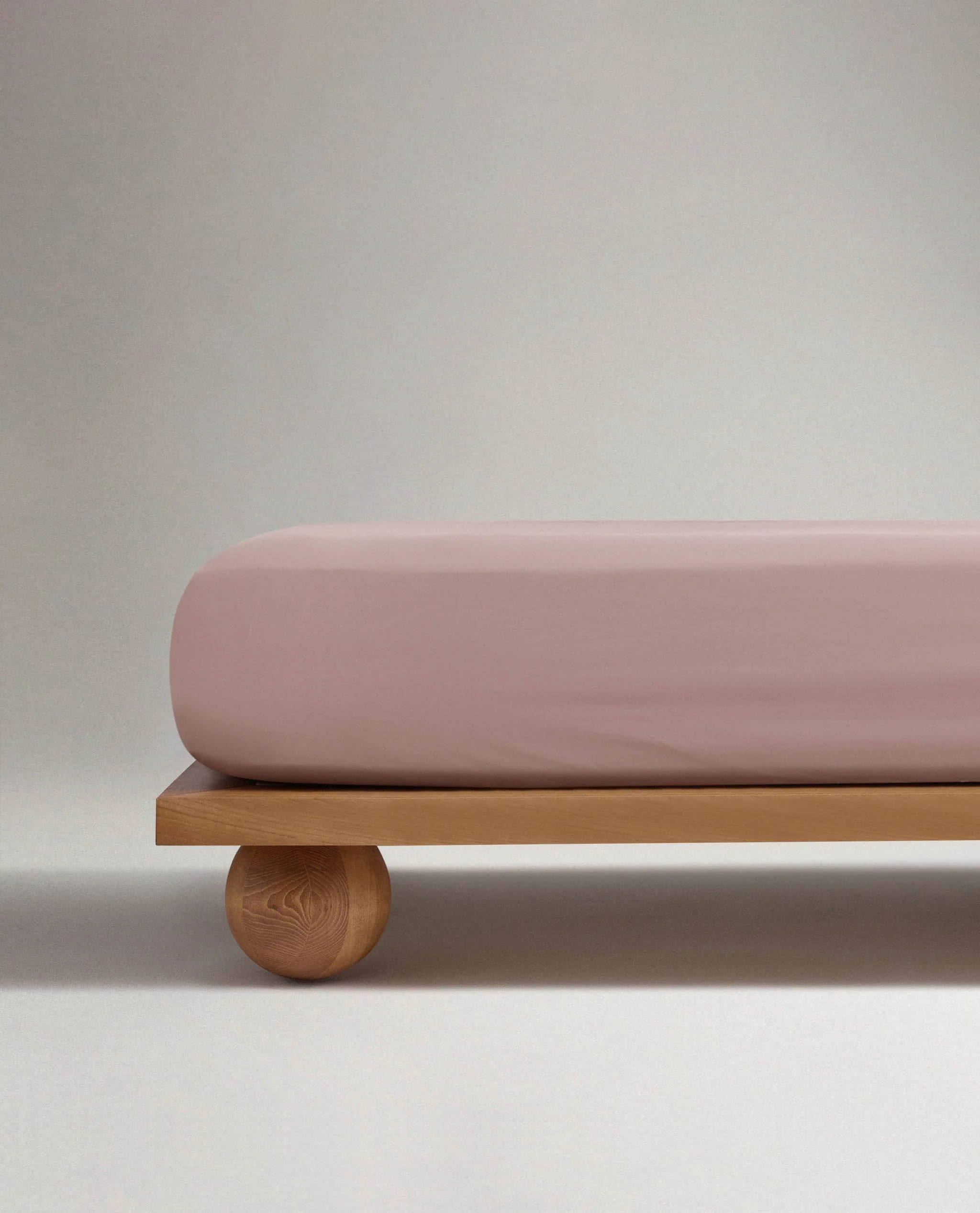 Crisp & Cool Organic Cotton Fitted Sheet - Clay - Image 3