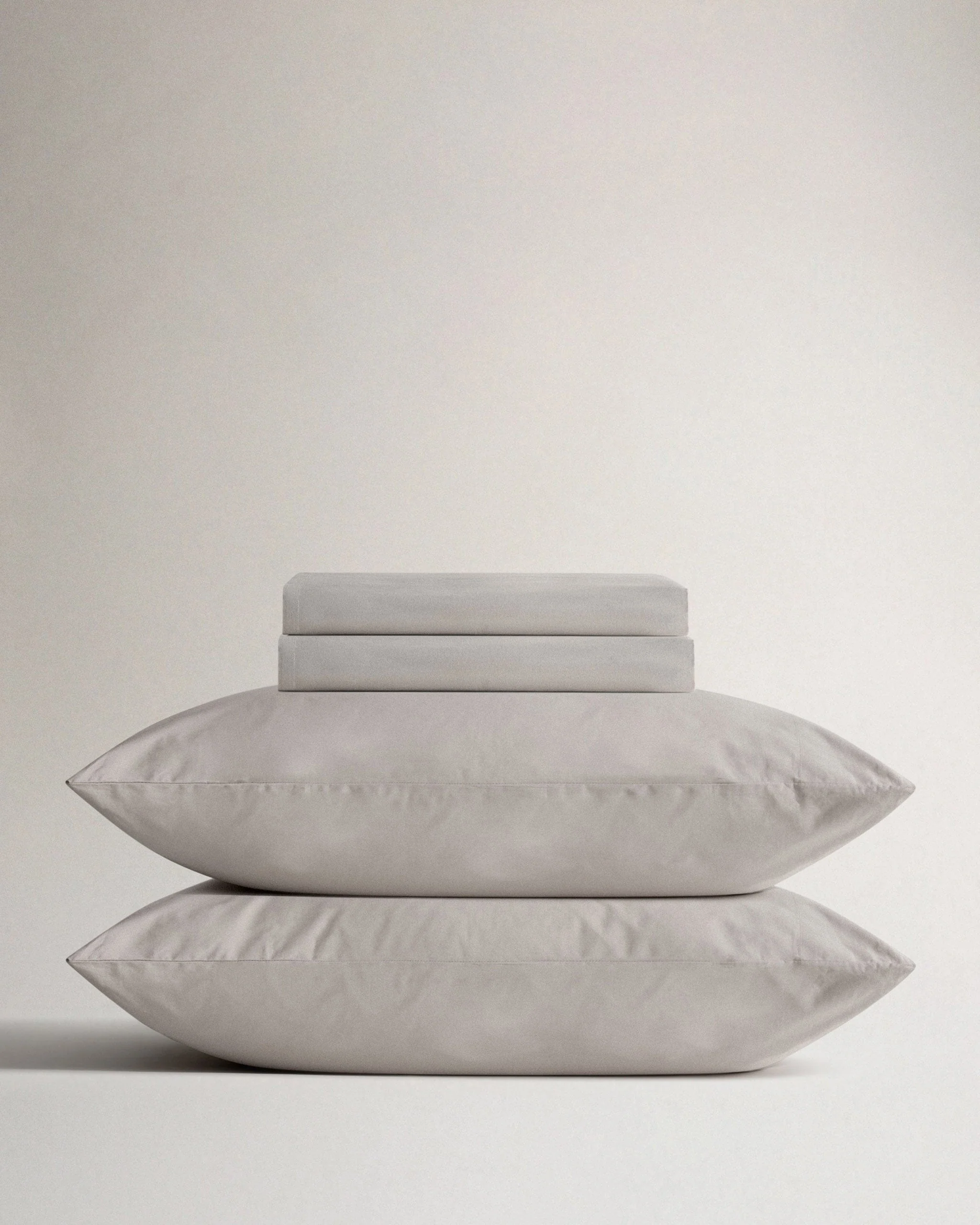 The Crisp & Cool Organic Sheet Set - Pebble