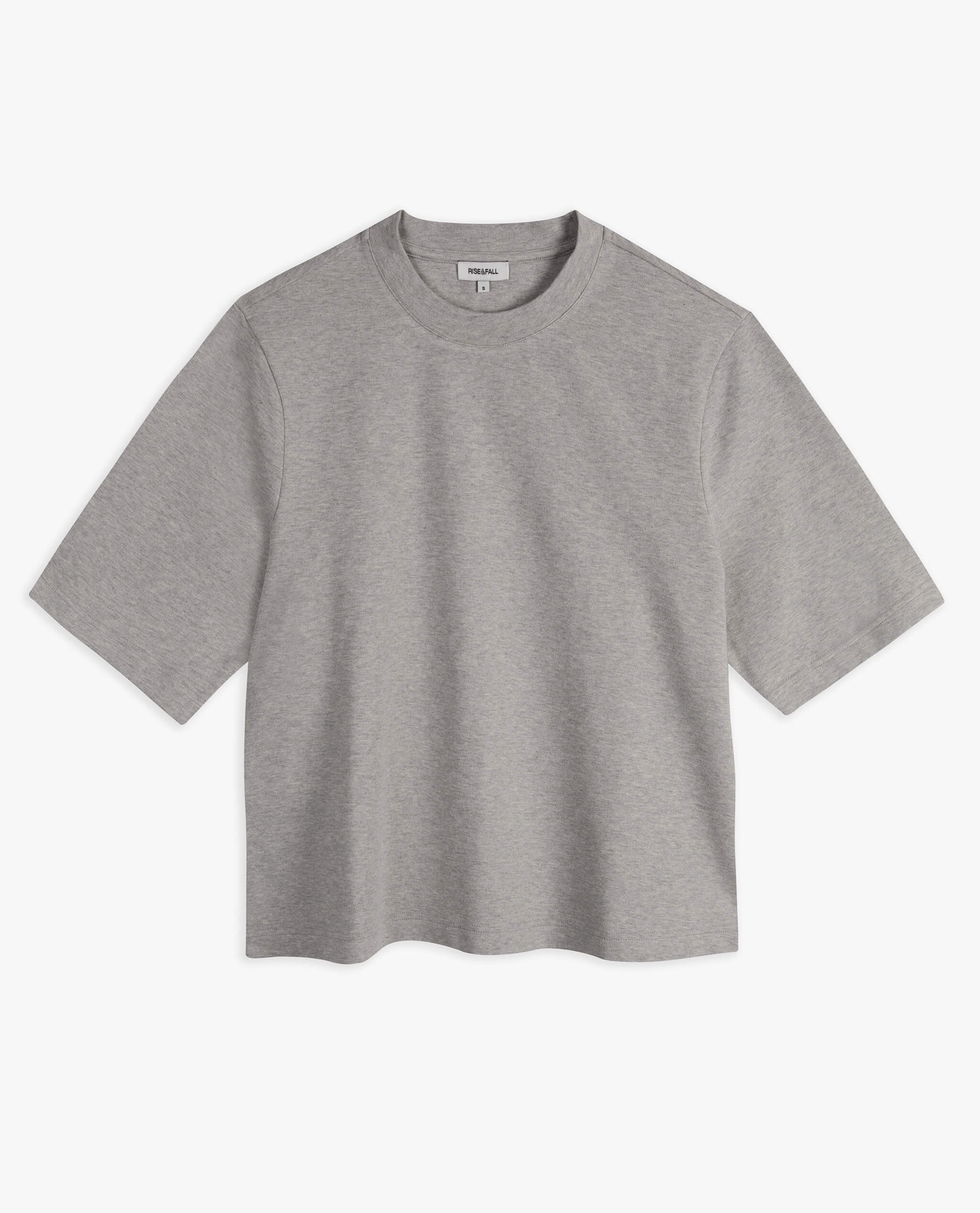 Women's Boxy Cotton T-shirt - Grey - Image 5
