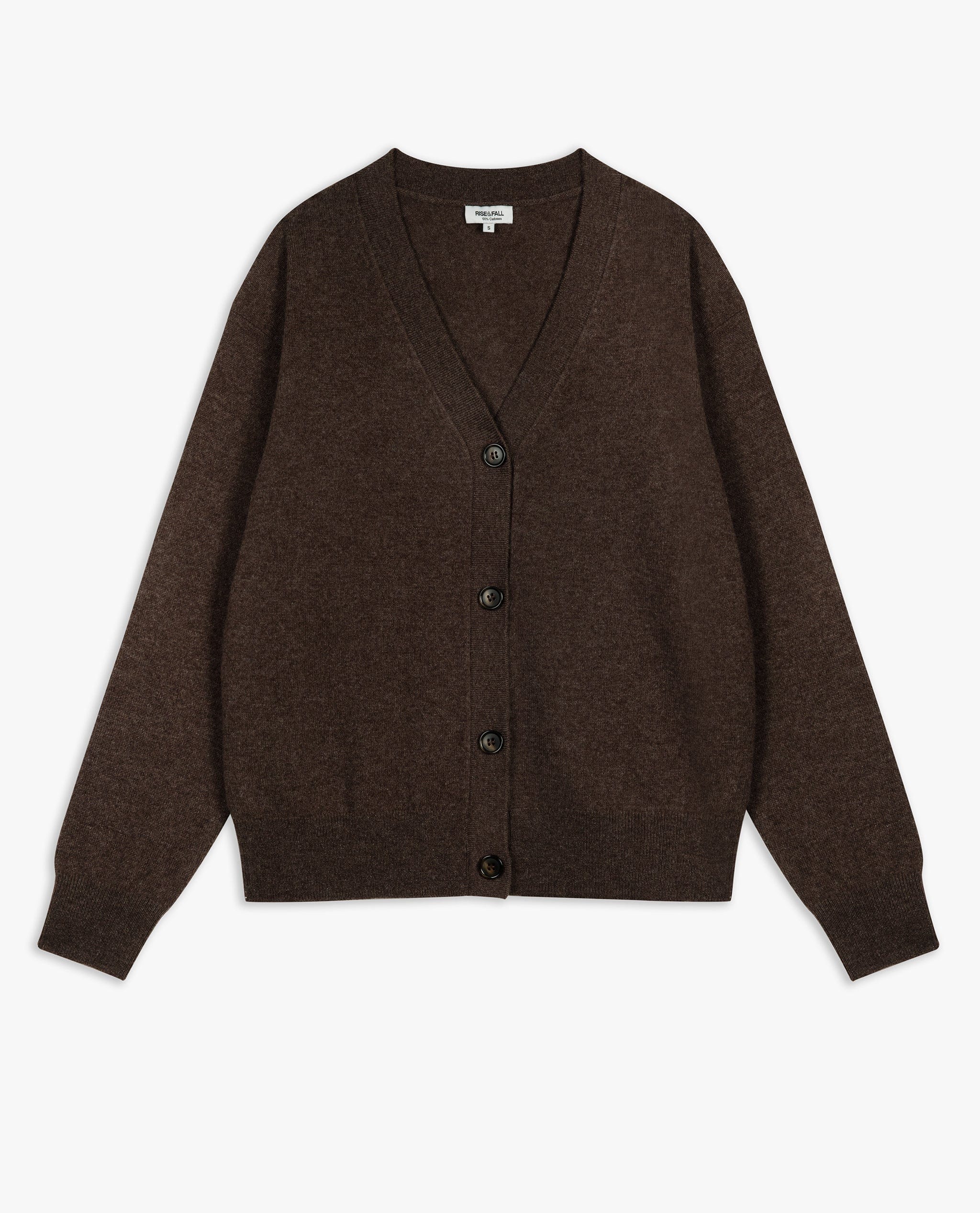 Women's Finest Cashmere Knitted V Neck Cardigan - Image 24