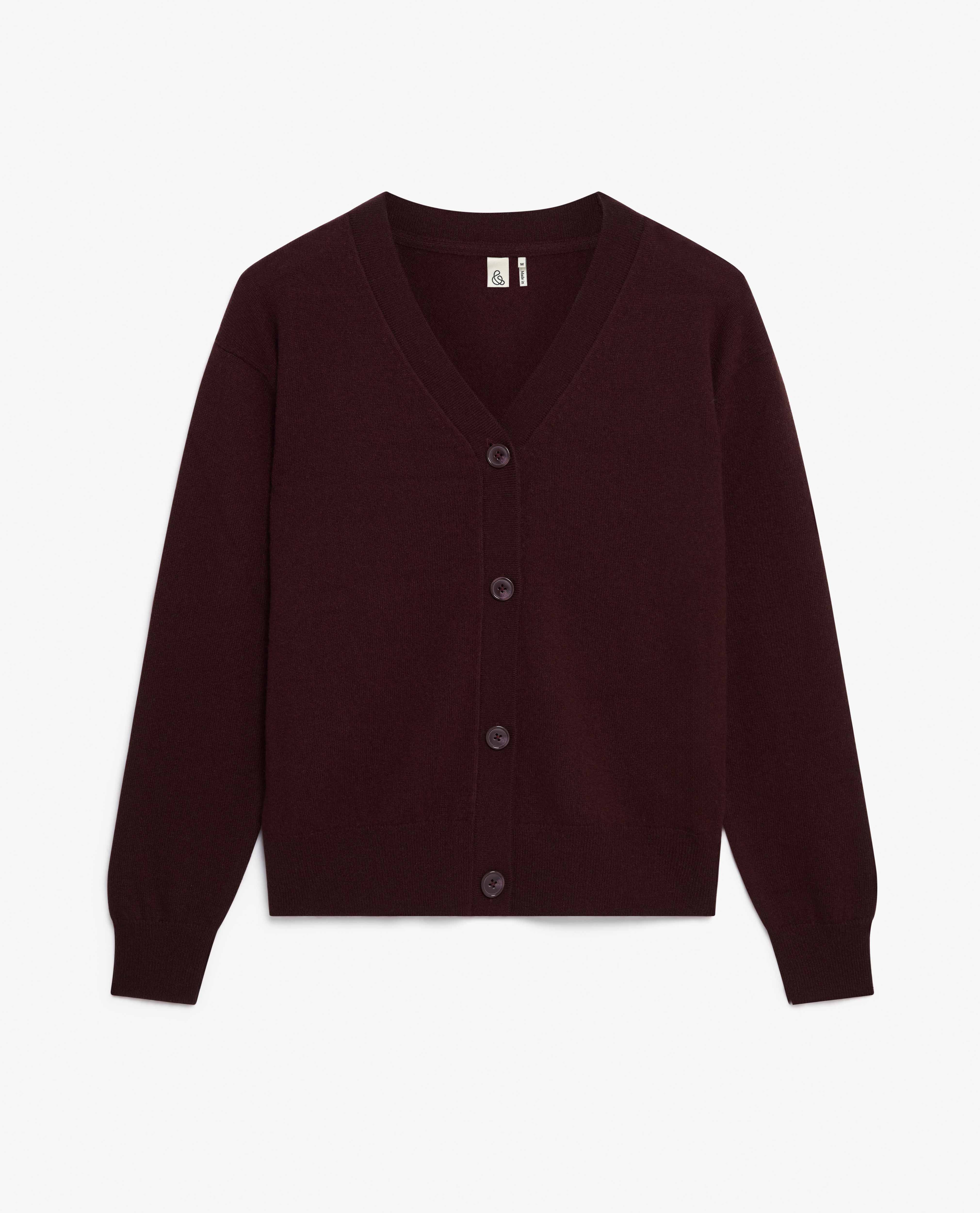Women's Finest Cashmere Knitted V Neck Cardigan - Image 52