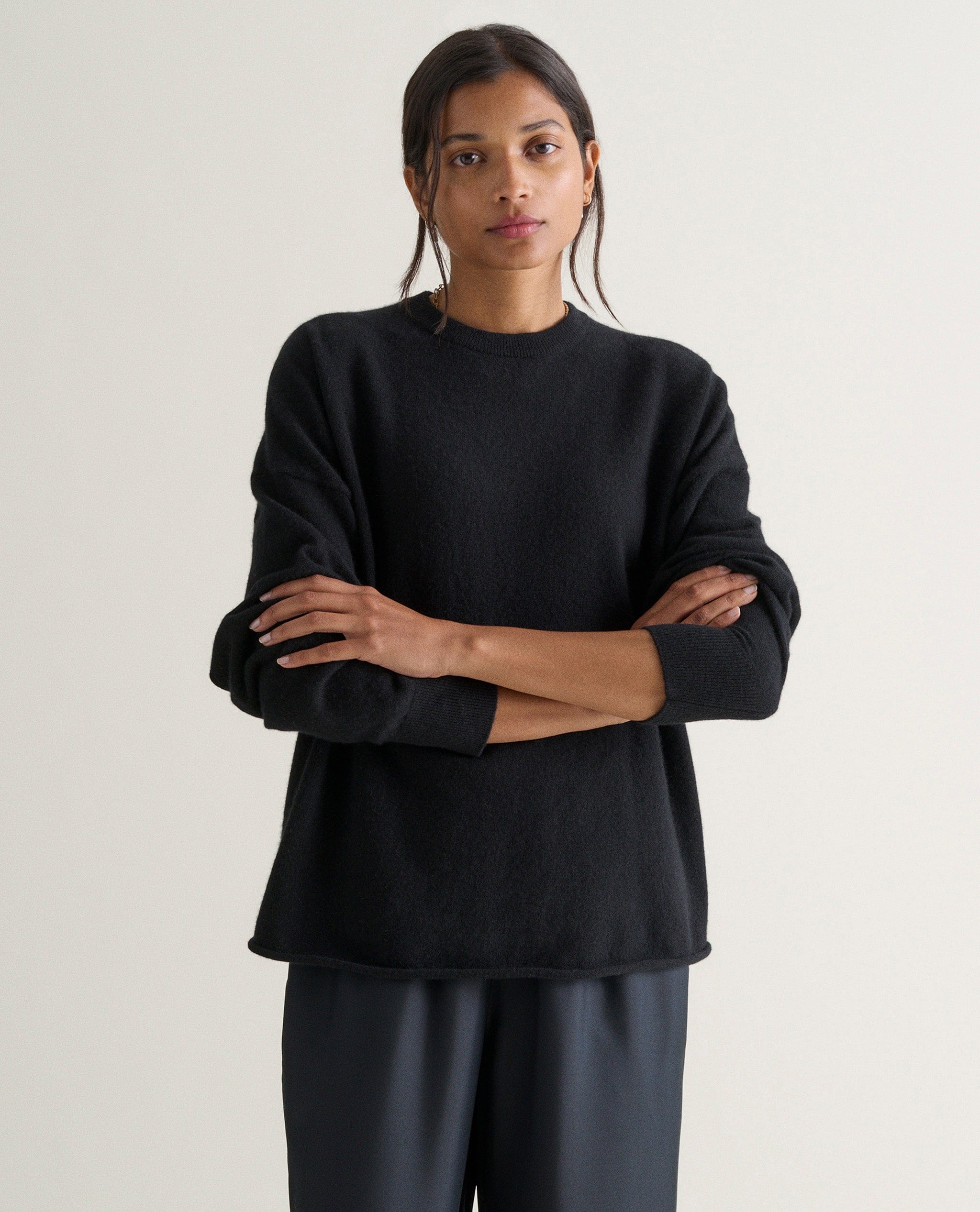 Women's Finest Cashmere Sweatshirt - Image 6