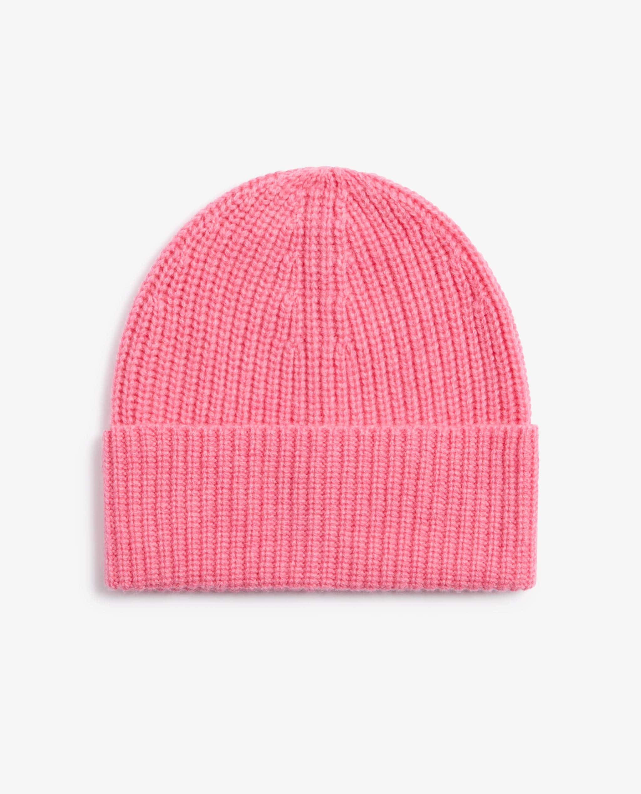 Women's Cashmere Merino Ribbed Knit Beanie - Image 7
