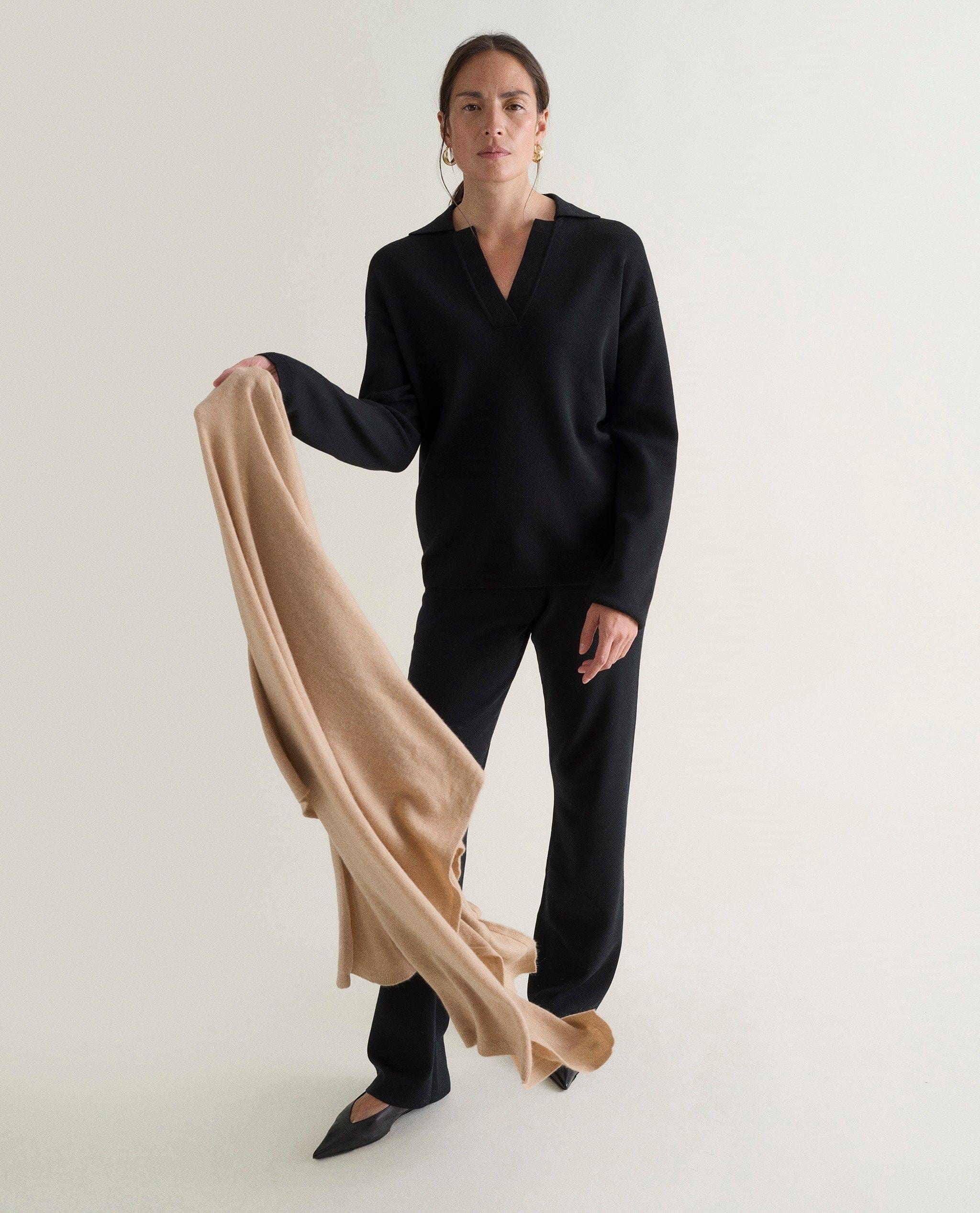 Oversized Finest Cashmere Wrap - Image 38